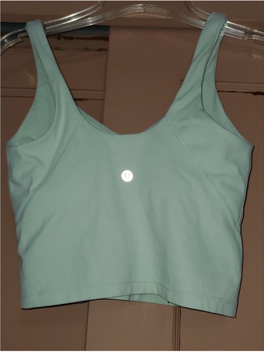 lululemon athletica Mint Green Scoop Crop Top